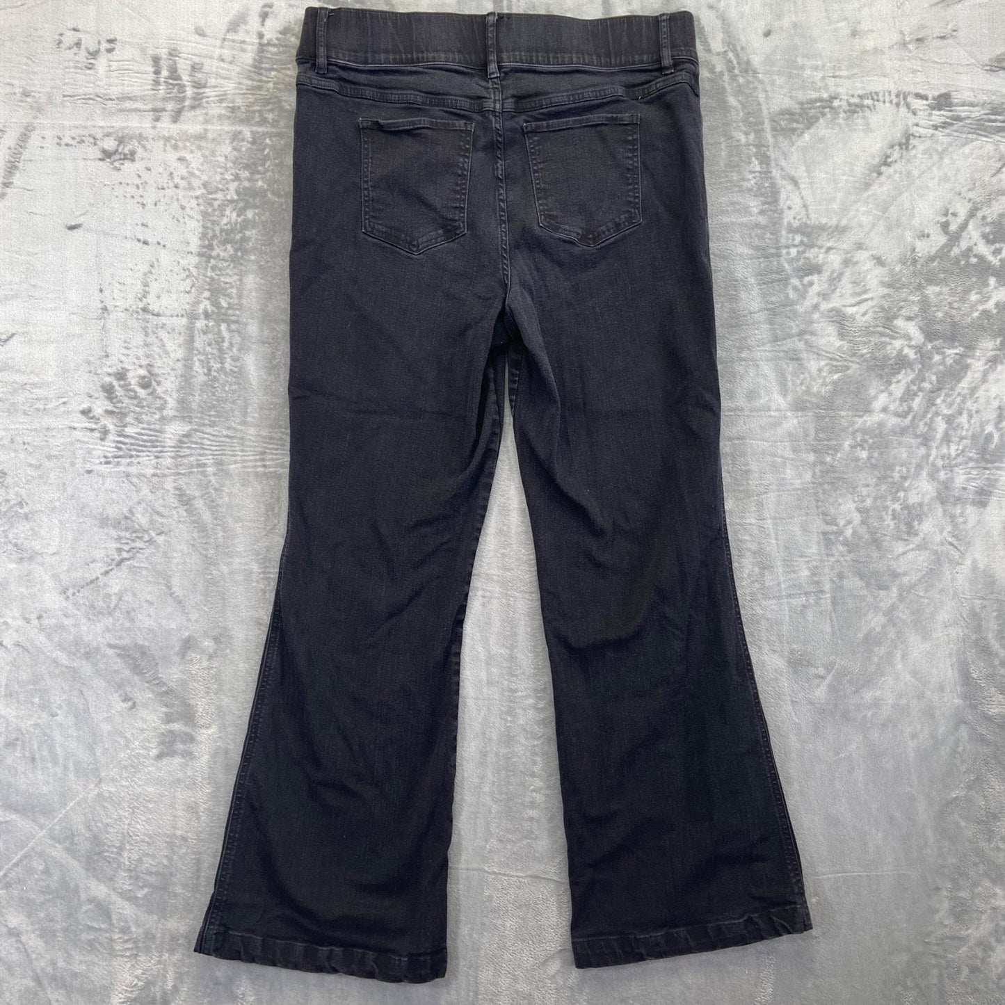 Spanx Women's Flare Jeans Size 2XL Black Dark Wash