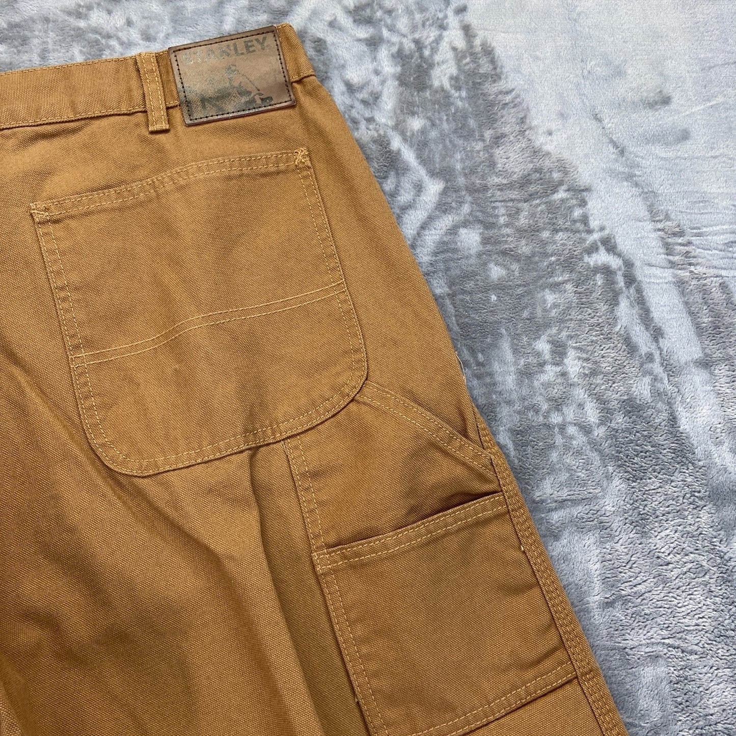New Stanley Carpenter Straight Jeans Men's Size 40x32 Tan Brown