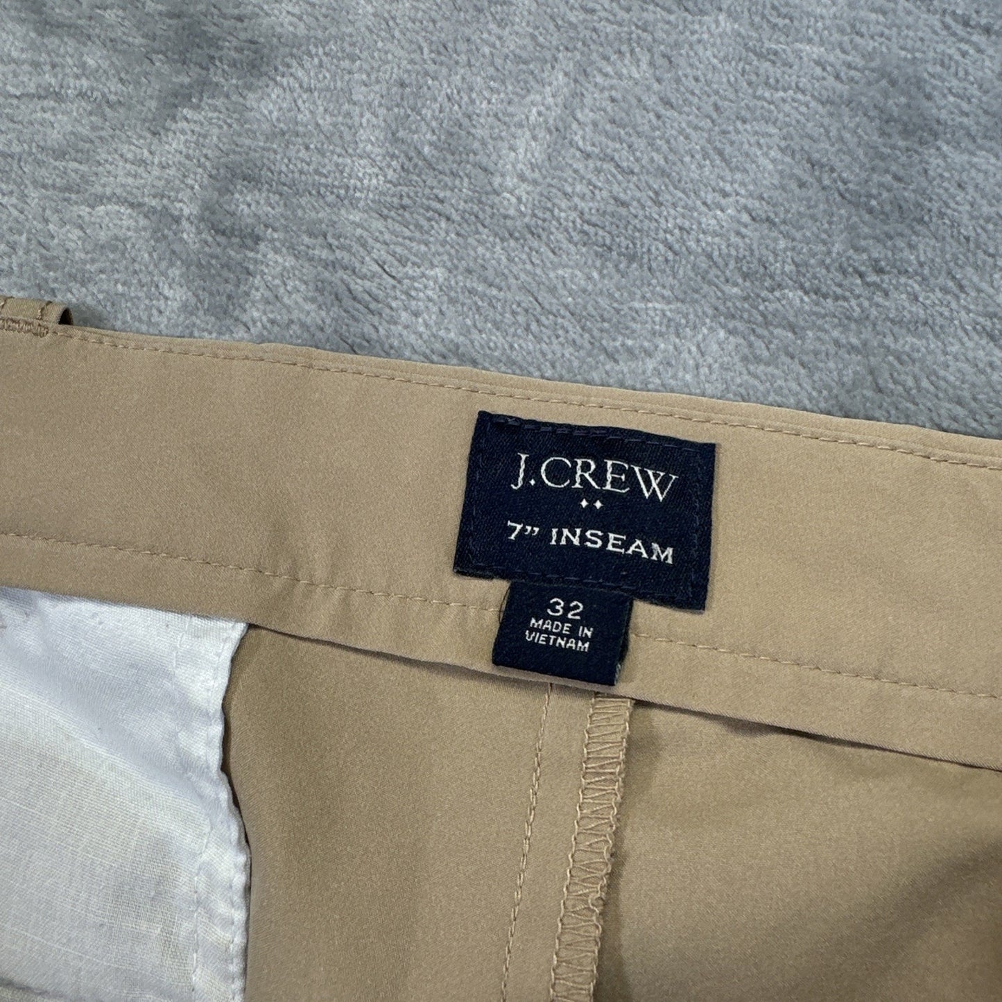 Lot of 3 J Crew Chino Shorts Men's Size 32 Tan Khaki Shorts Casual