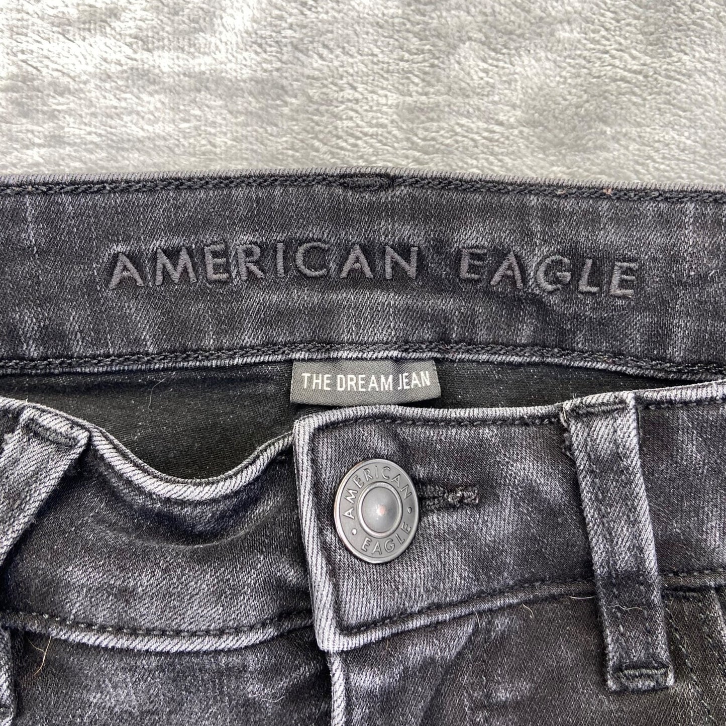 American Eagle Women's The Dream Jean Skinny Jeans Size 6 Black