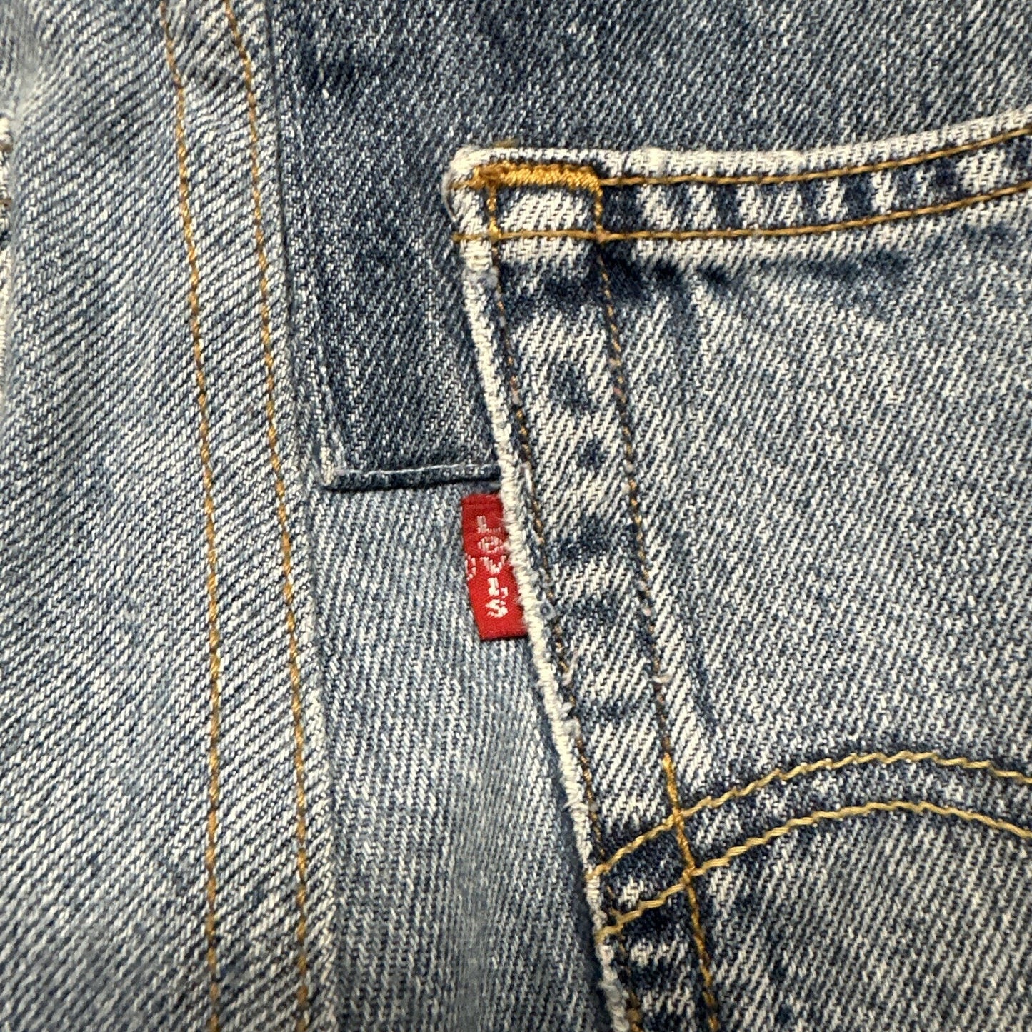 RE/DONE Levi's Patched High Rise Skinny Jeans Womens Sz 27 Blue Denim Button Fly