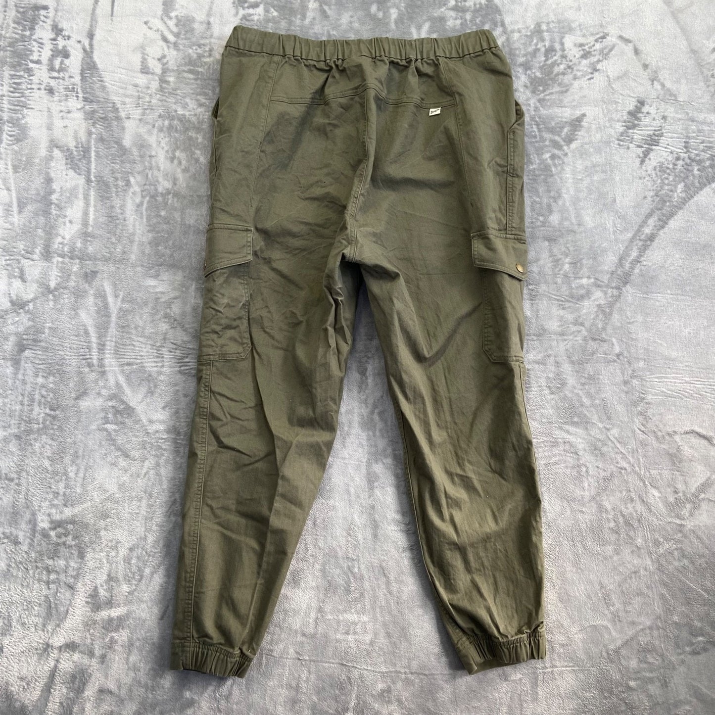 Duluth Trading Cargo Pants Women's Size 16W Olive Cotton Blend