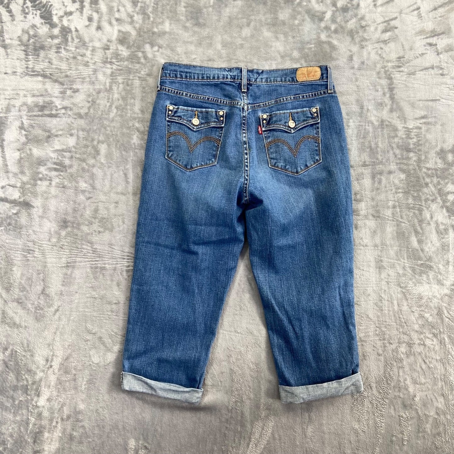 Levi's Women's Straight Jeans Size 8 Blue Denim