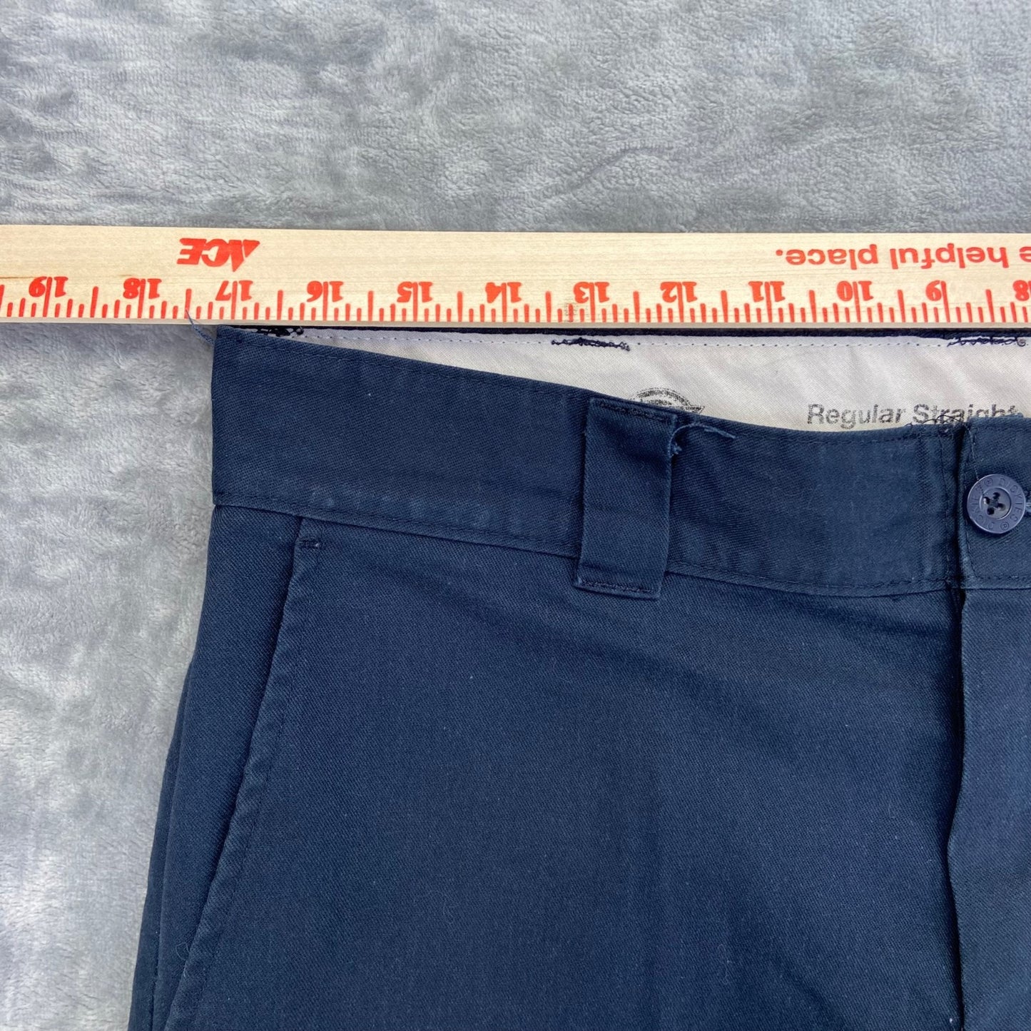 Dickies Men's Regular Straight Cargo Pants 34x34 Navy Blue