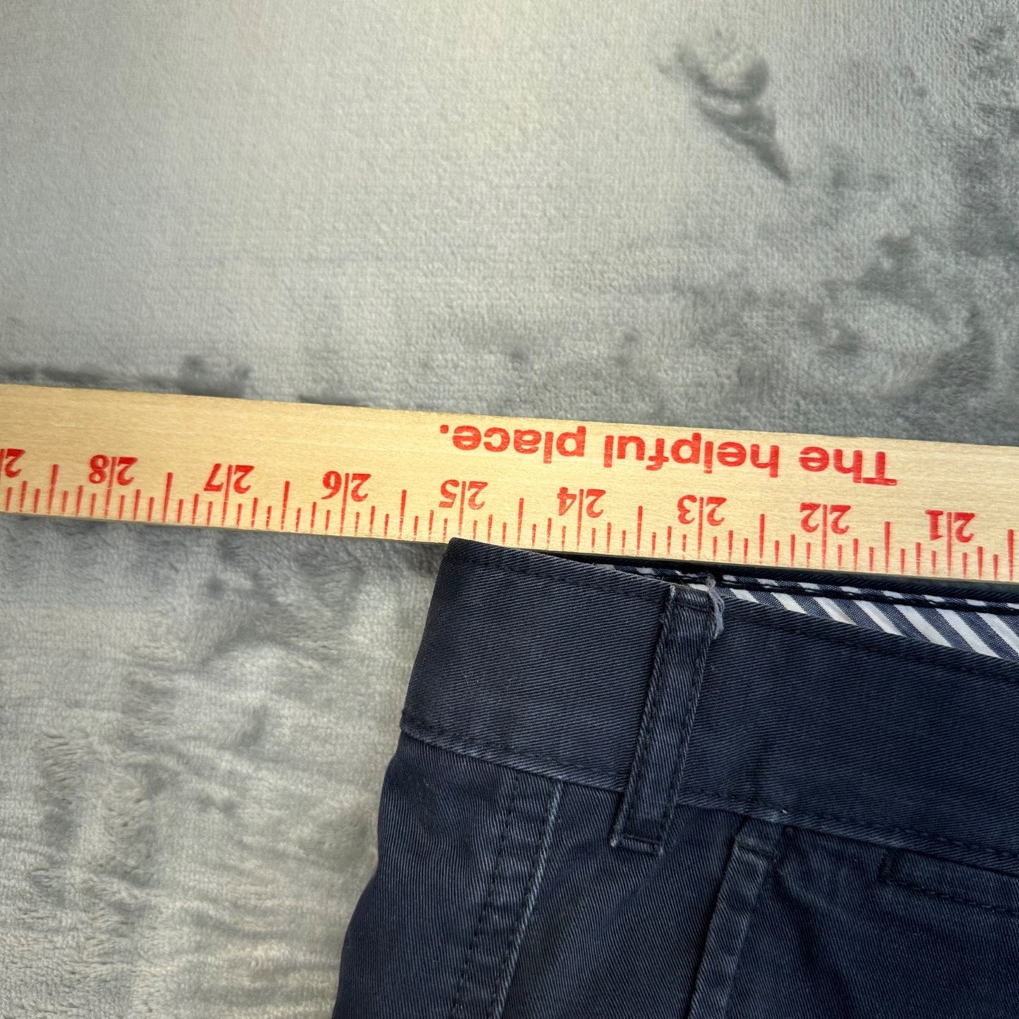 Cremieux Men's Straight Chino Pants Size 50x32 Navy