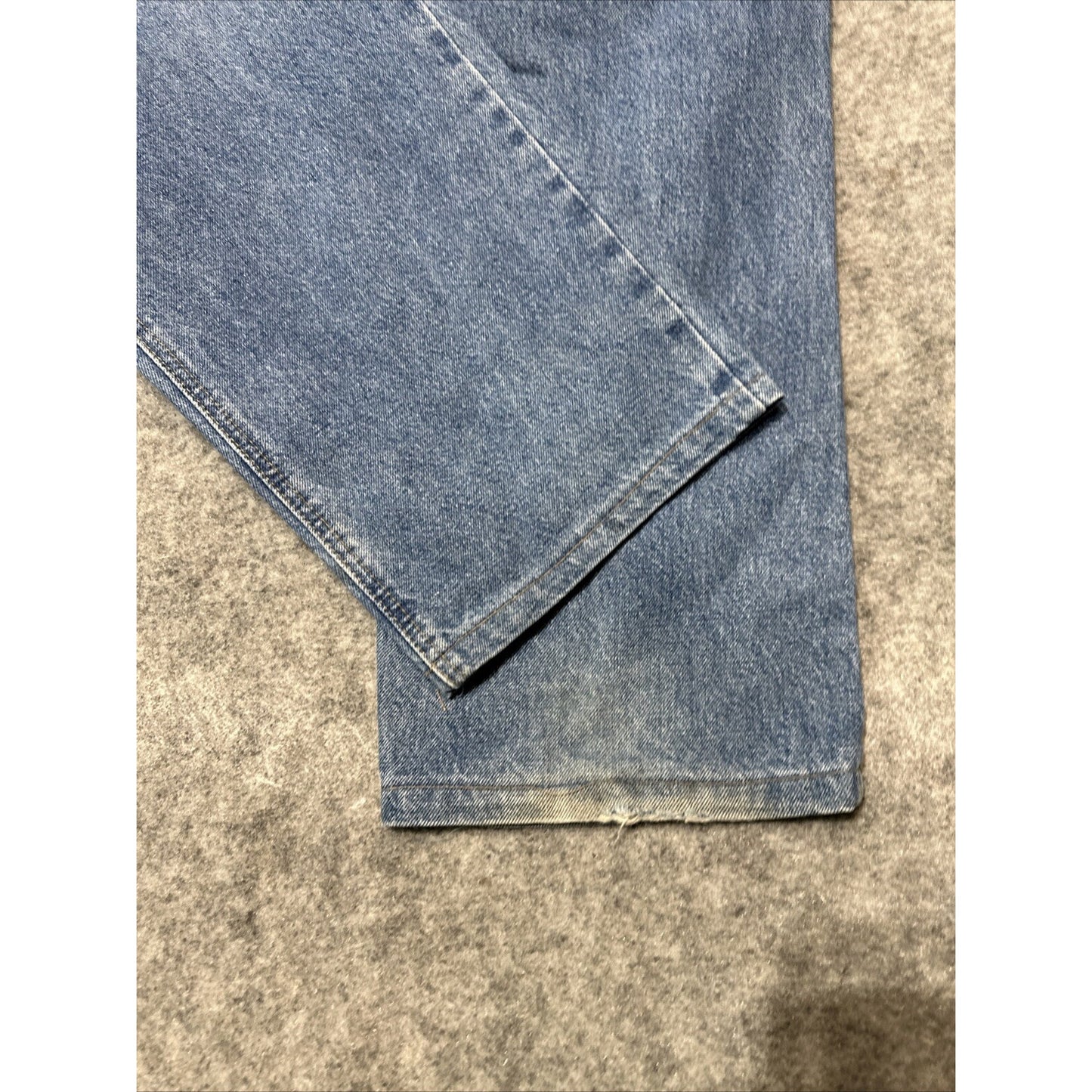 Carhartt Relaxed Fit Men's Straight Jeans Size 44x30 Blue Light Wash Denim