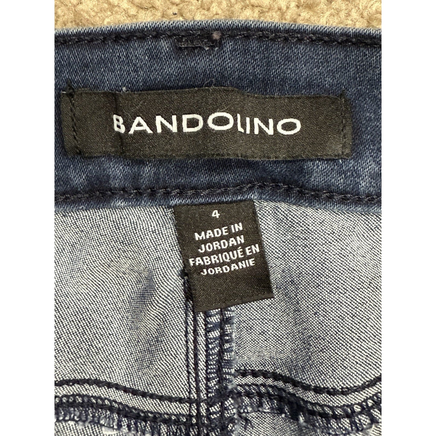 Bandolino Jeans Women's Size 4 Blue Medium Wash Skinny Jeans
