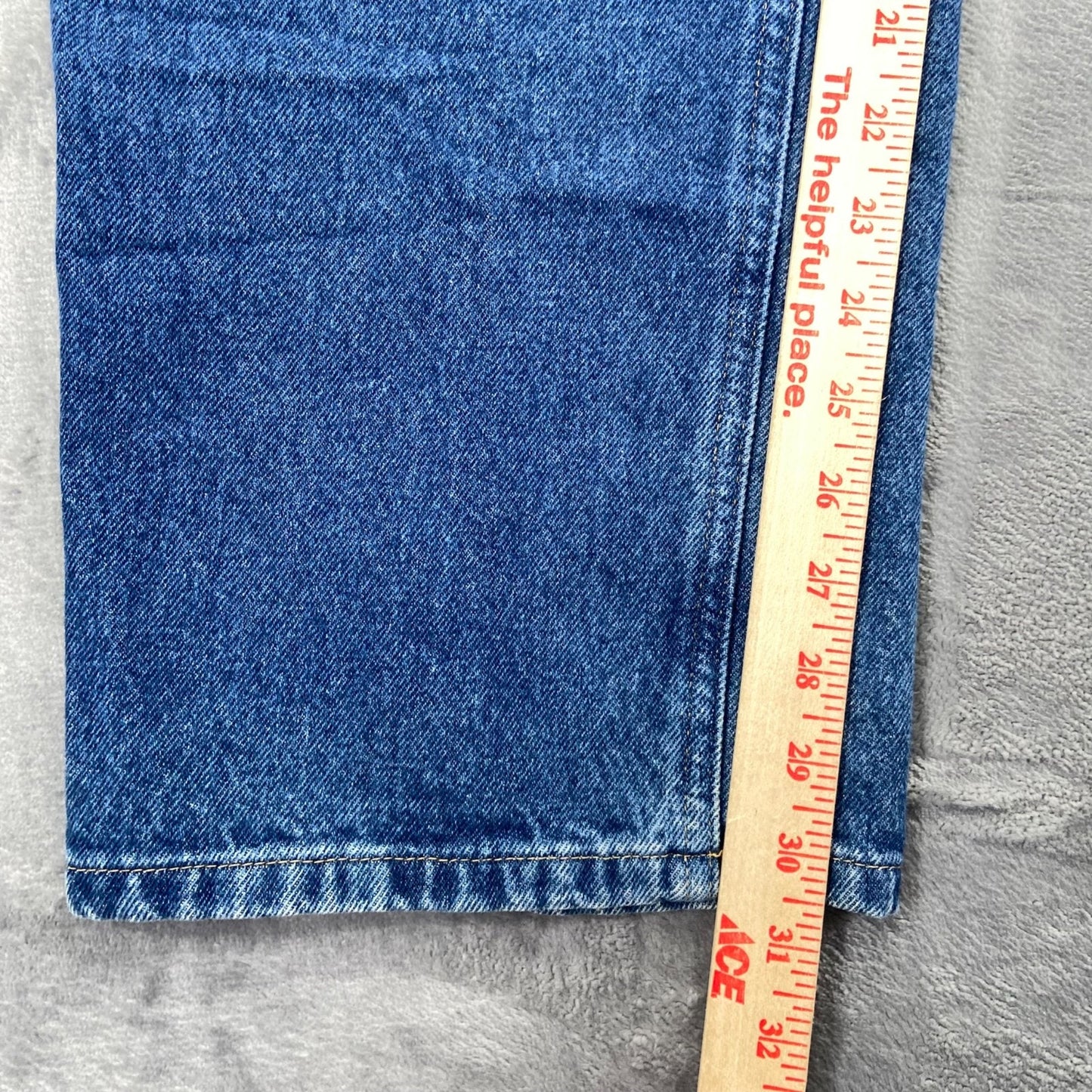 Carhartt Men's Relaxed Fit Straight Jeans Size 36x32 Blue Denim