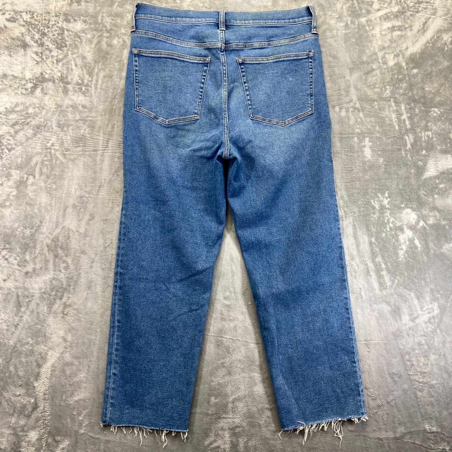 J.Crew Stovepipe Straight Jeans Men's 33 Blue Denim Casual
