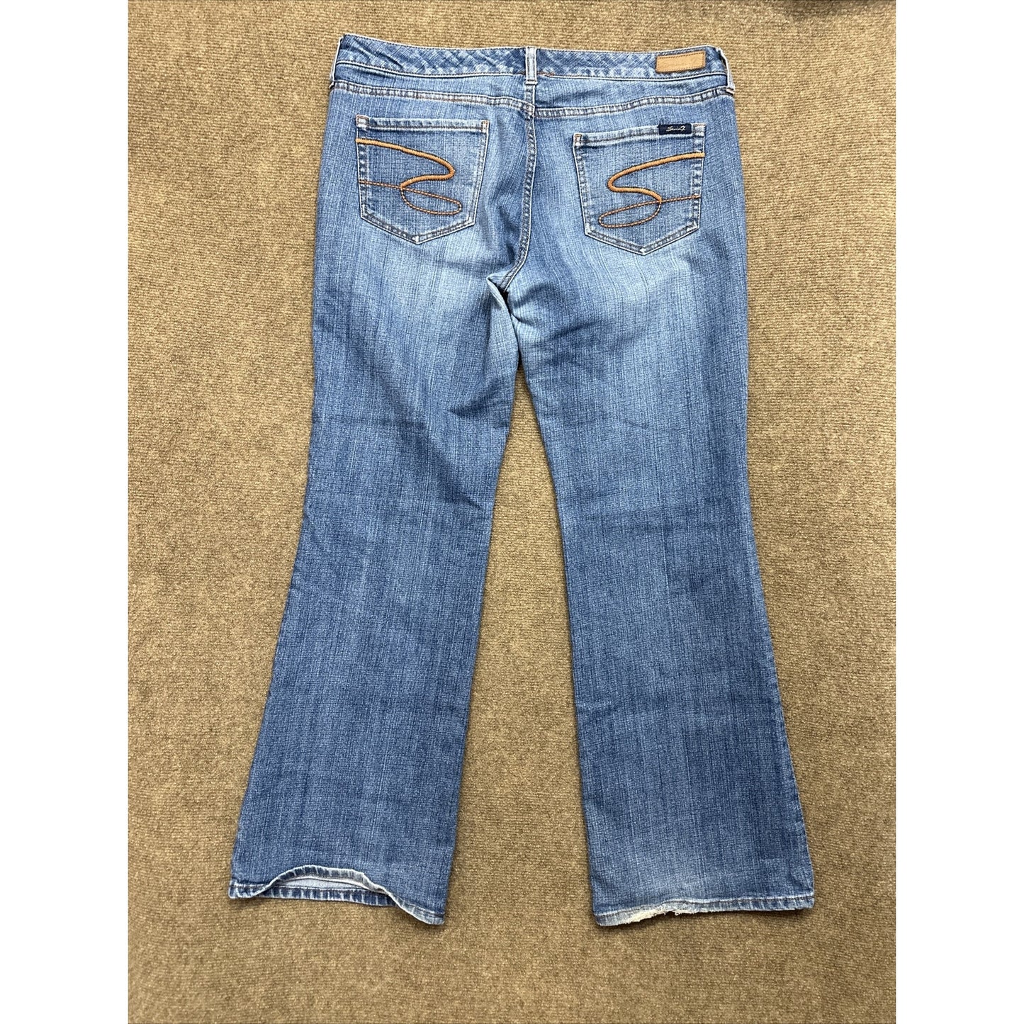 Seven 7 Flared Jeans Women's Size 32 Blue Medium Wash Denim
