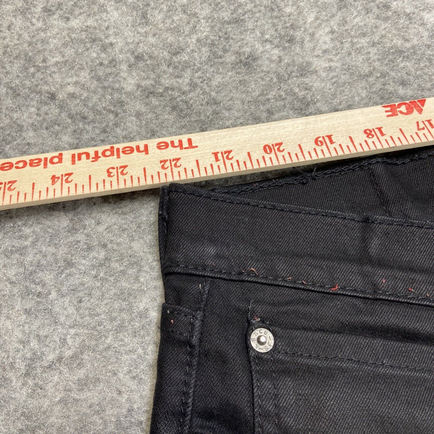 Levi's 541 Athletic Taper Metallic Reflective Jeans Men's Size 44x34 Black Denim