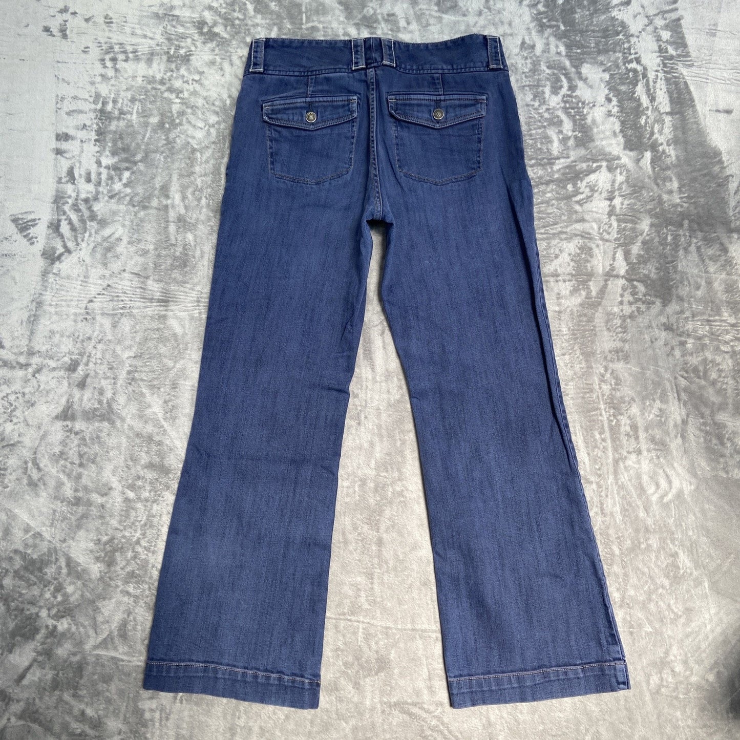 Eddie Bauer Flared Jeans Women's Size 10 Light Faded Purple Denim