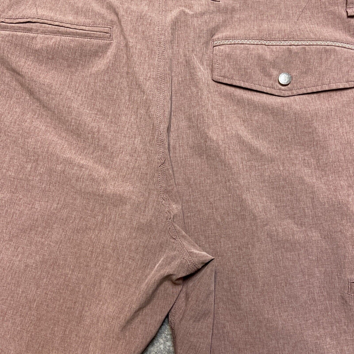 7 Diamonds Velocity Performance Short Men's Size 38 Mauve Brown Shorts