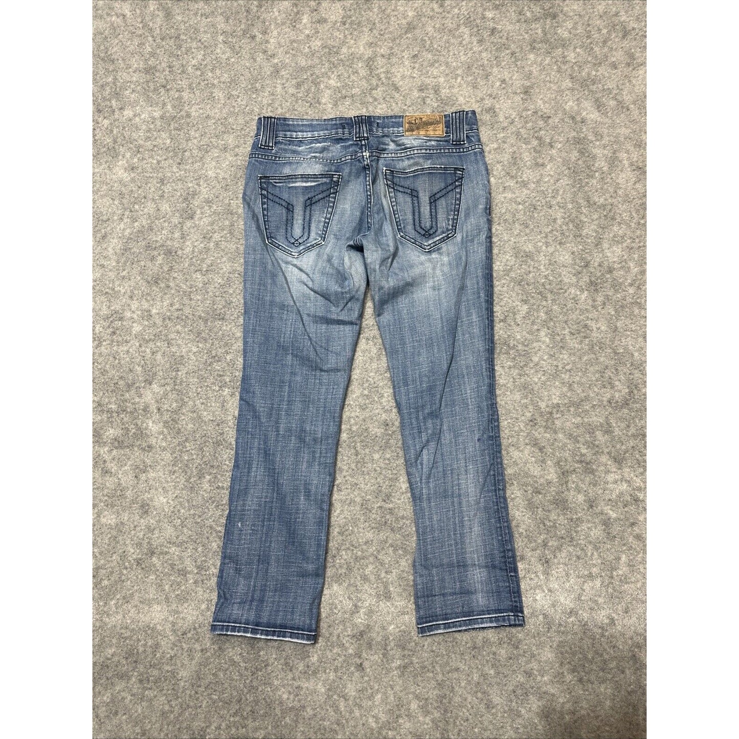 VIGOSS Studio The Thompson Roll Skinny Women's Distressed Jeans Size 31 Blue
