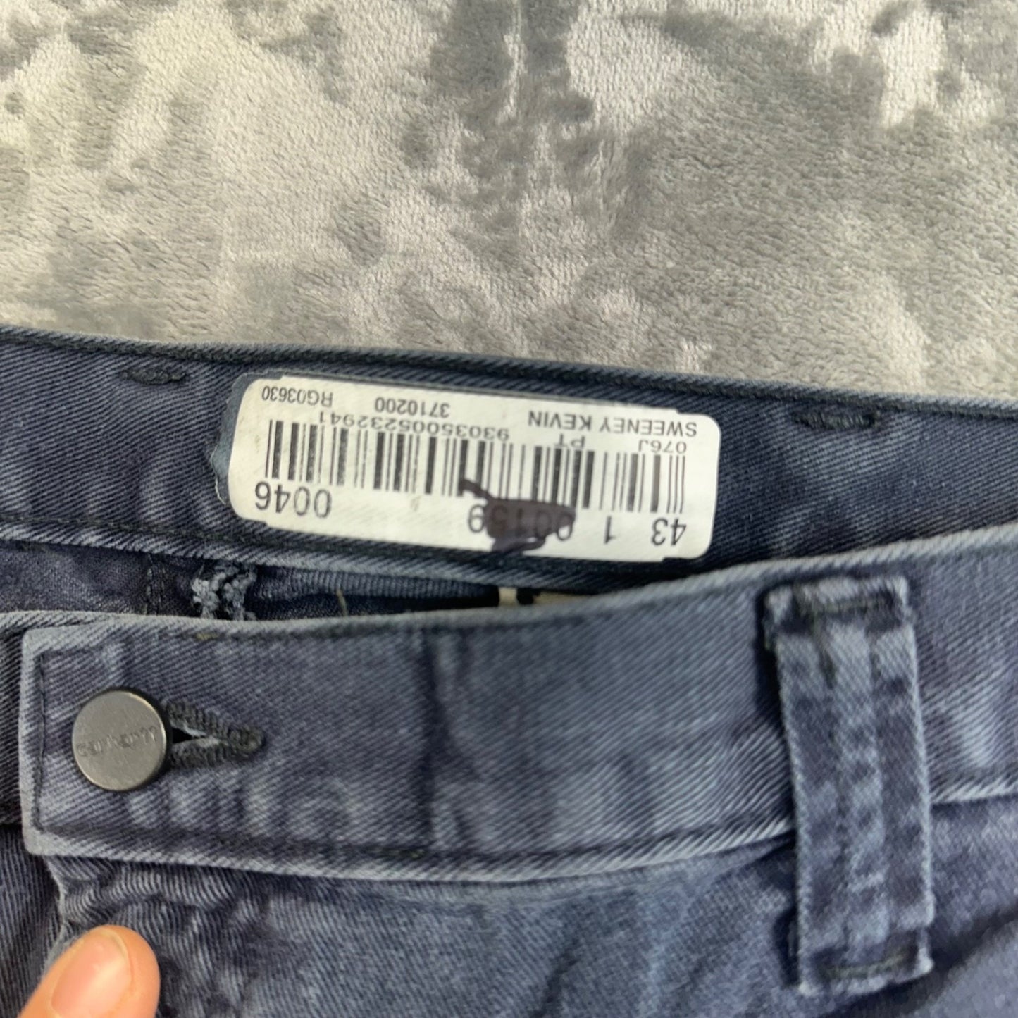 Carhartt FR Men's Straight Pants 36x30 Dark Blue Work Pants Flame Resistant