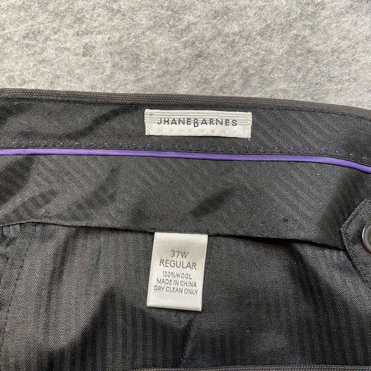Jhane Barnes Dress Pants Women's Size 37 Regular Gray Formal Pants
