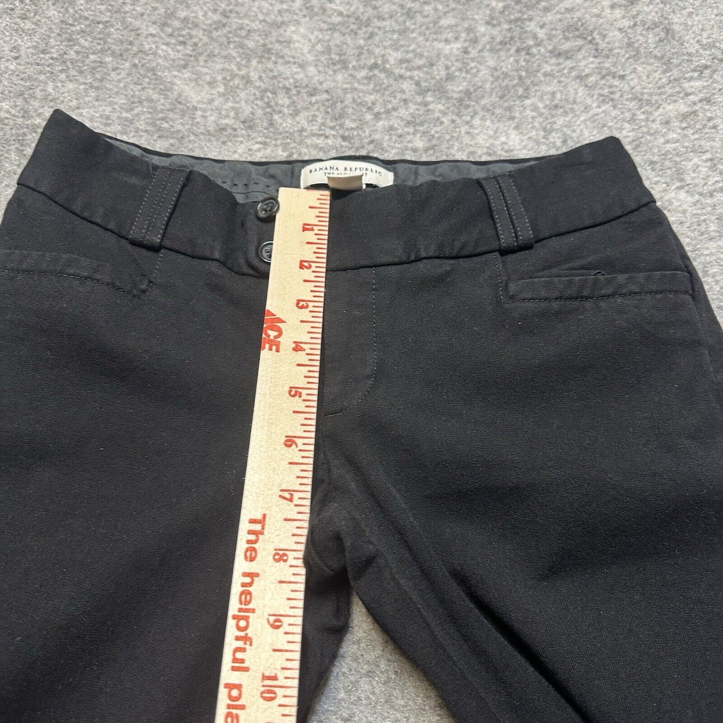 Banana Republic The Sloan Fit Stretch Dress Pants Women's 2P Black Pants