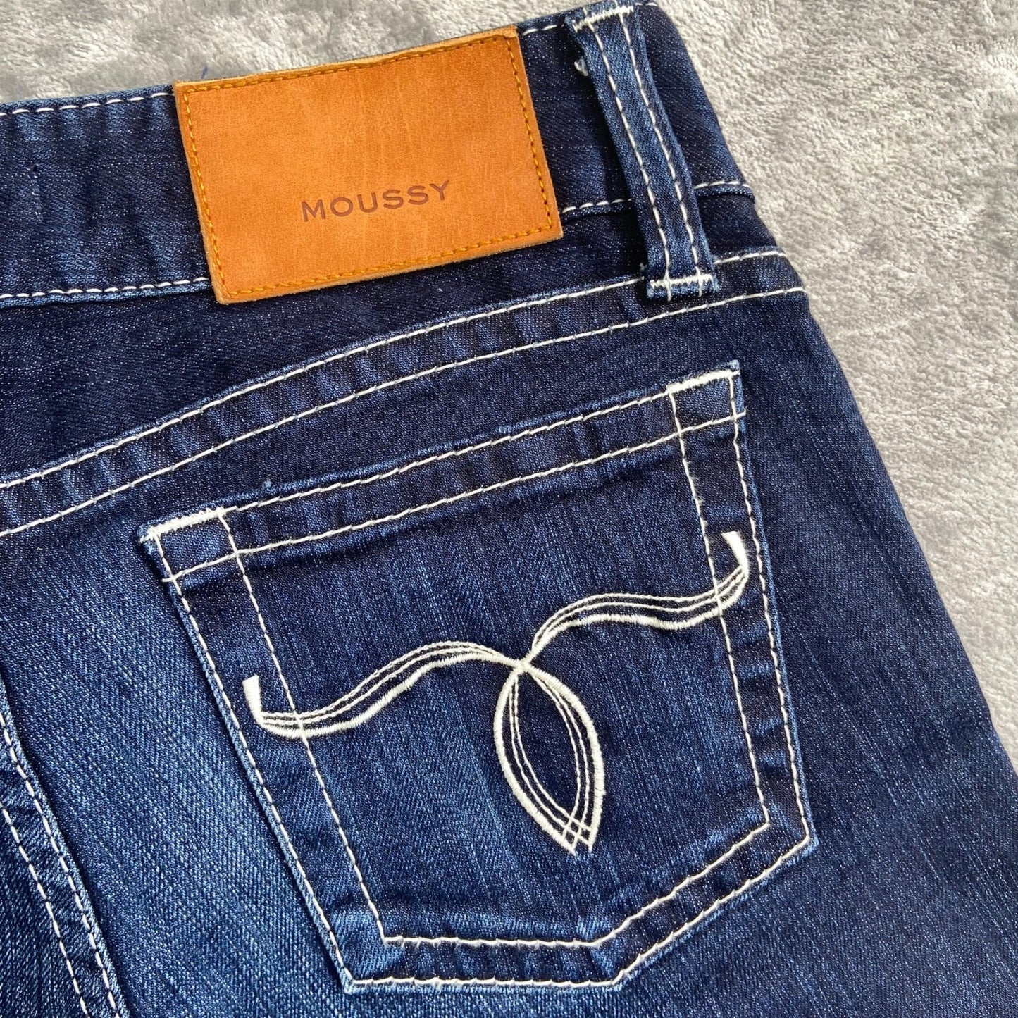 New MOUSSY Women's Skinny Jeans Size 25 Blue Dark Wash Denim