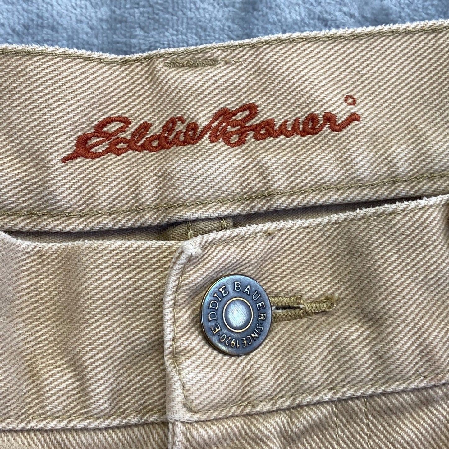 Eddie Bauer Men's Classic Fit Straight Pants 34x32 Beige