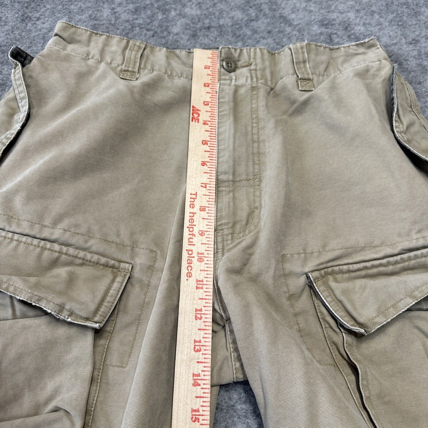 American Eagle AE Supply Cargos Men's Shorts Size 31 Beige Shorts