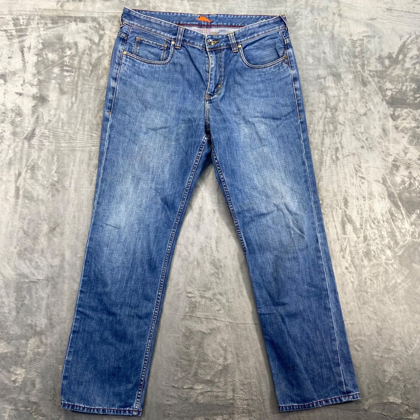 Tommy Bahama Men's Straight Jeans Size 36x32 Blue Denim