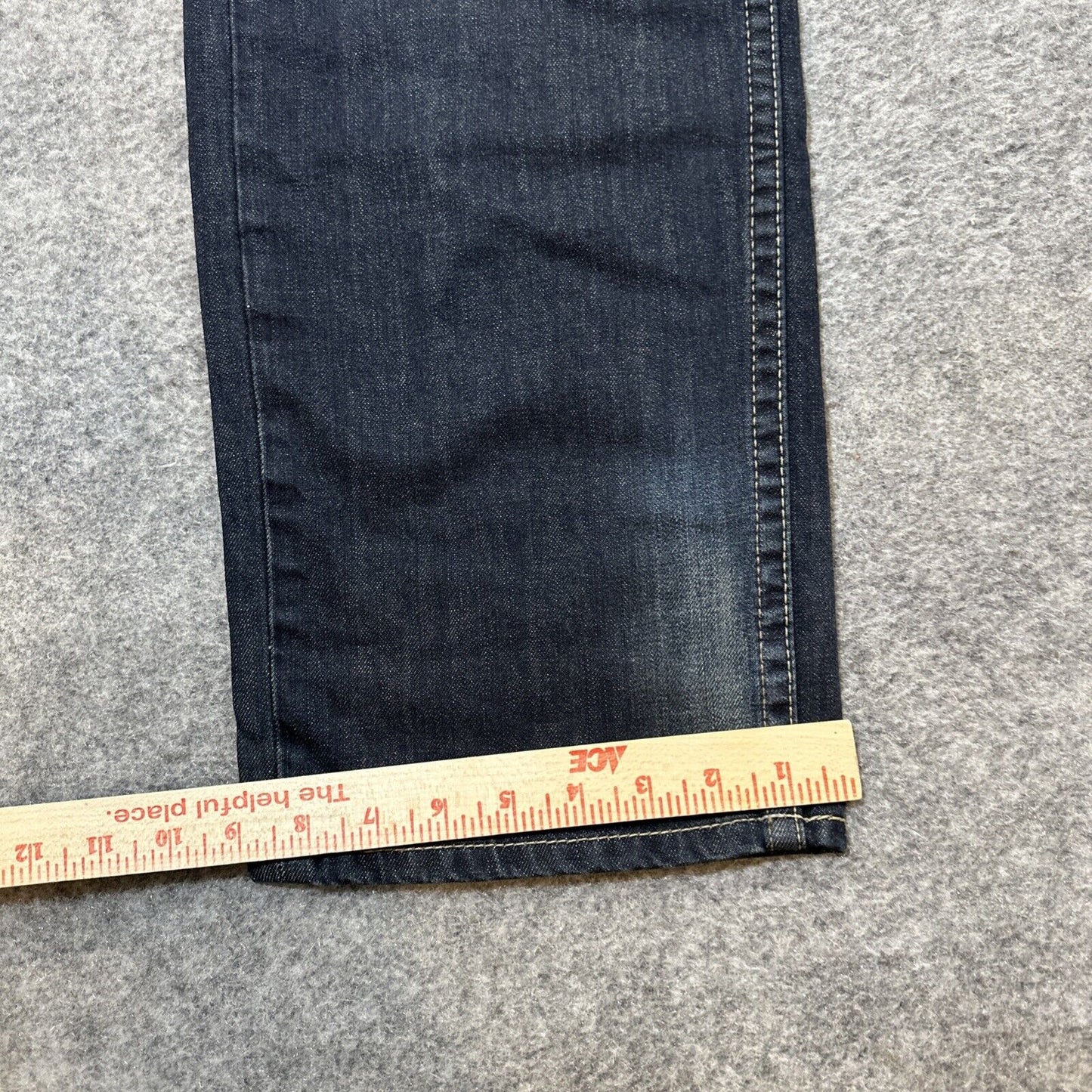New Mexx Regular Straight Leg Jeans Men's Size 36x34 Dark Blue Denim