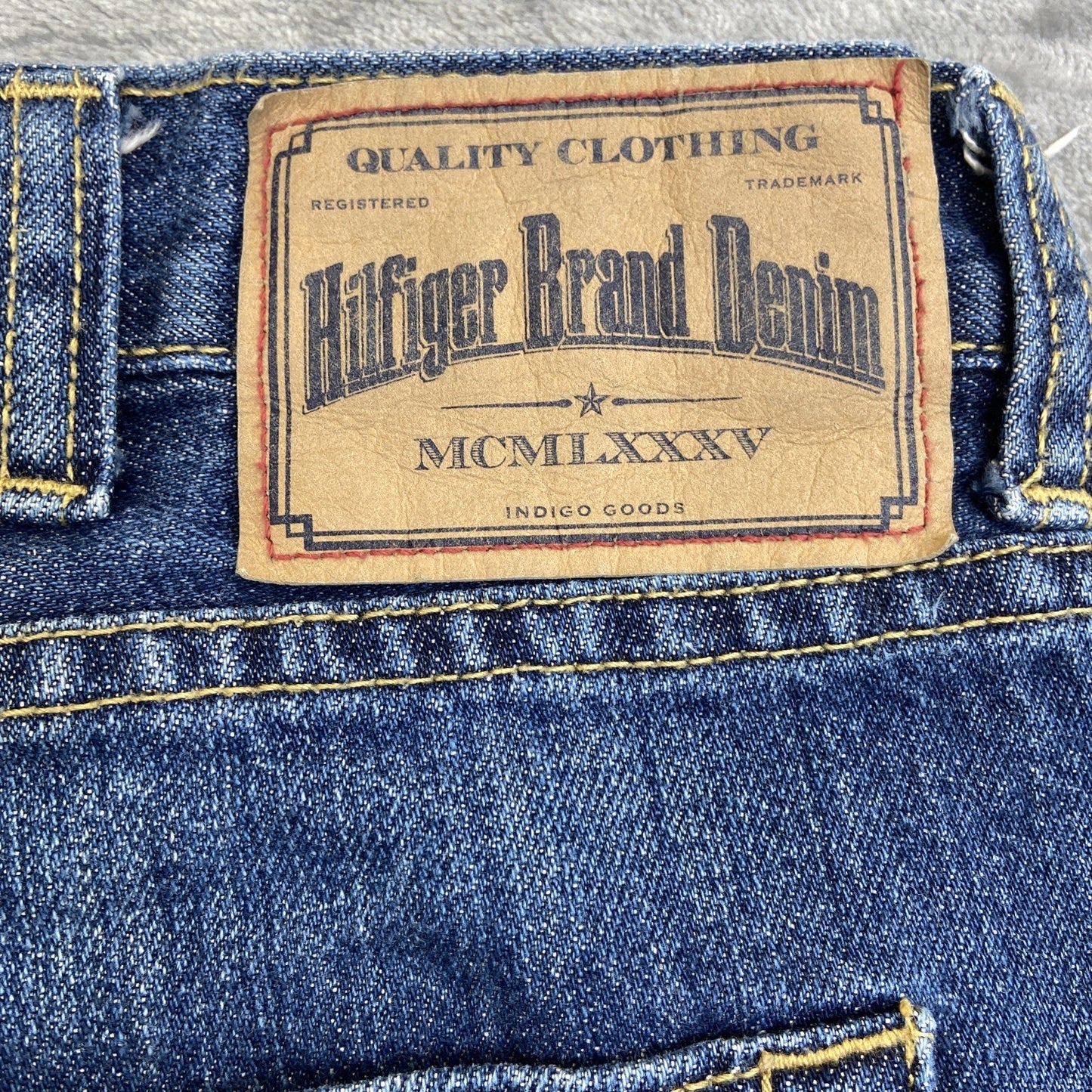 Vintage Tommy Hilfiger Freedom Relaxed Straight Jeans Men's 38x30 Blue