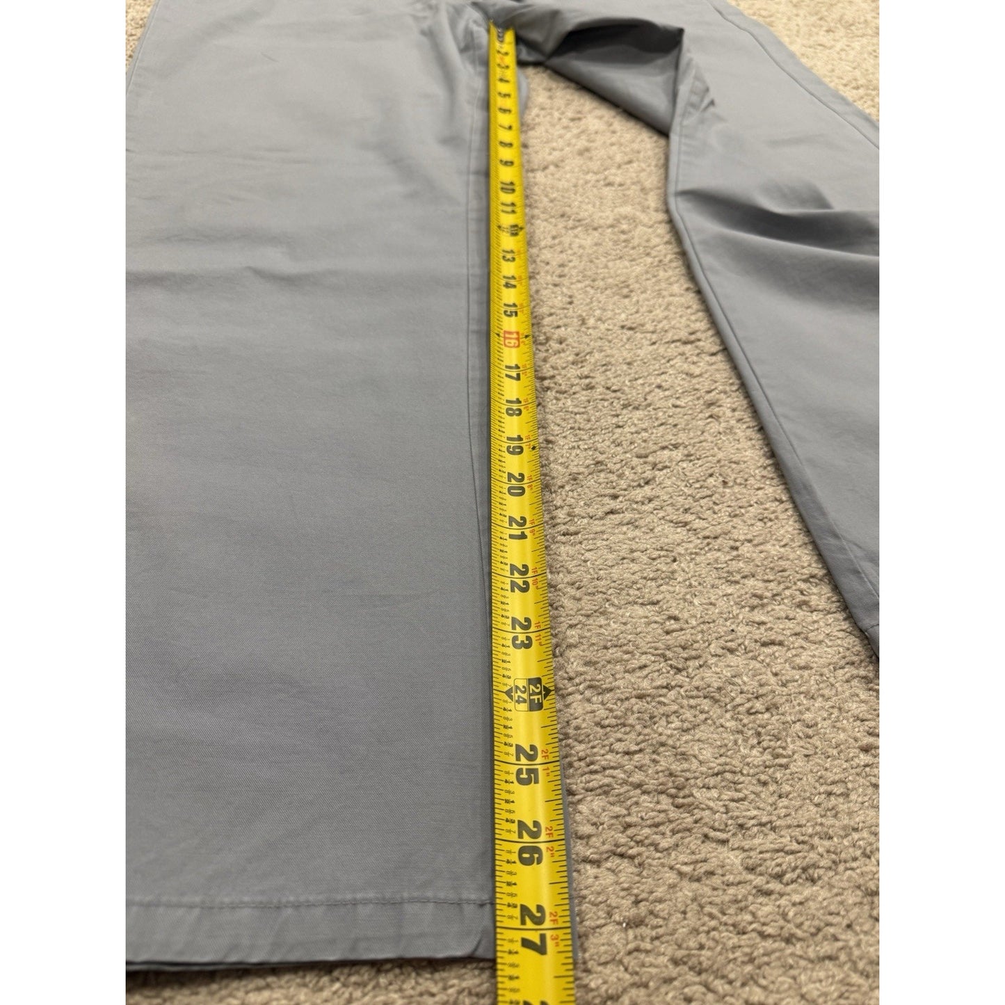 Calvin Klein Men's Slim Fit Stretch Chinos Size 36x29 Gray