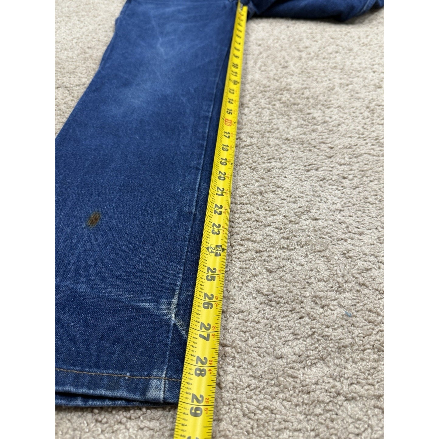 Wrangler Jeans Mens 30x30 Blue Denim Pants Cowboy Cut 936DEN Western