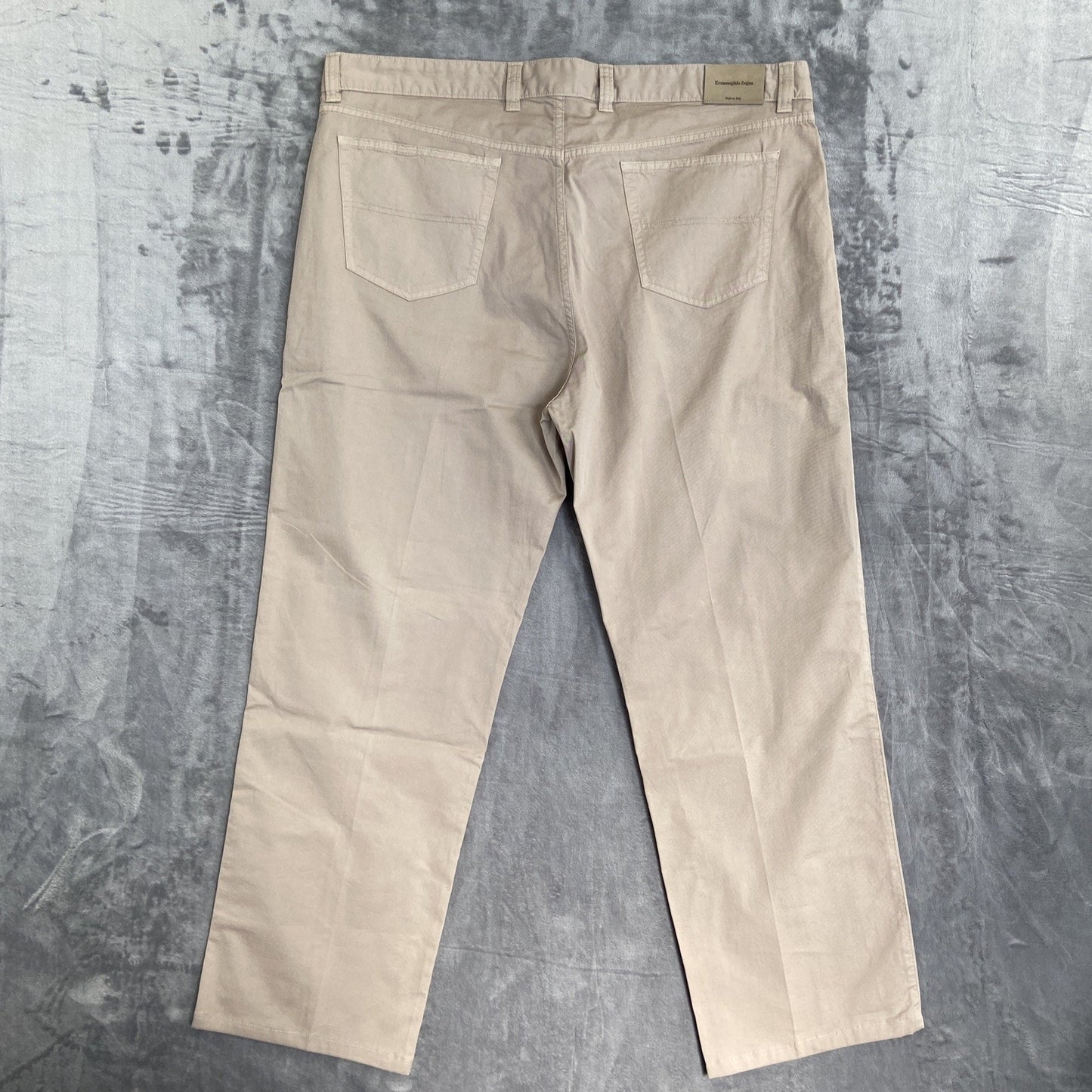 New Ermenegildo Zegna Straight Jeans Men's Size 42 Beige