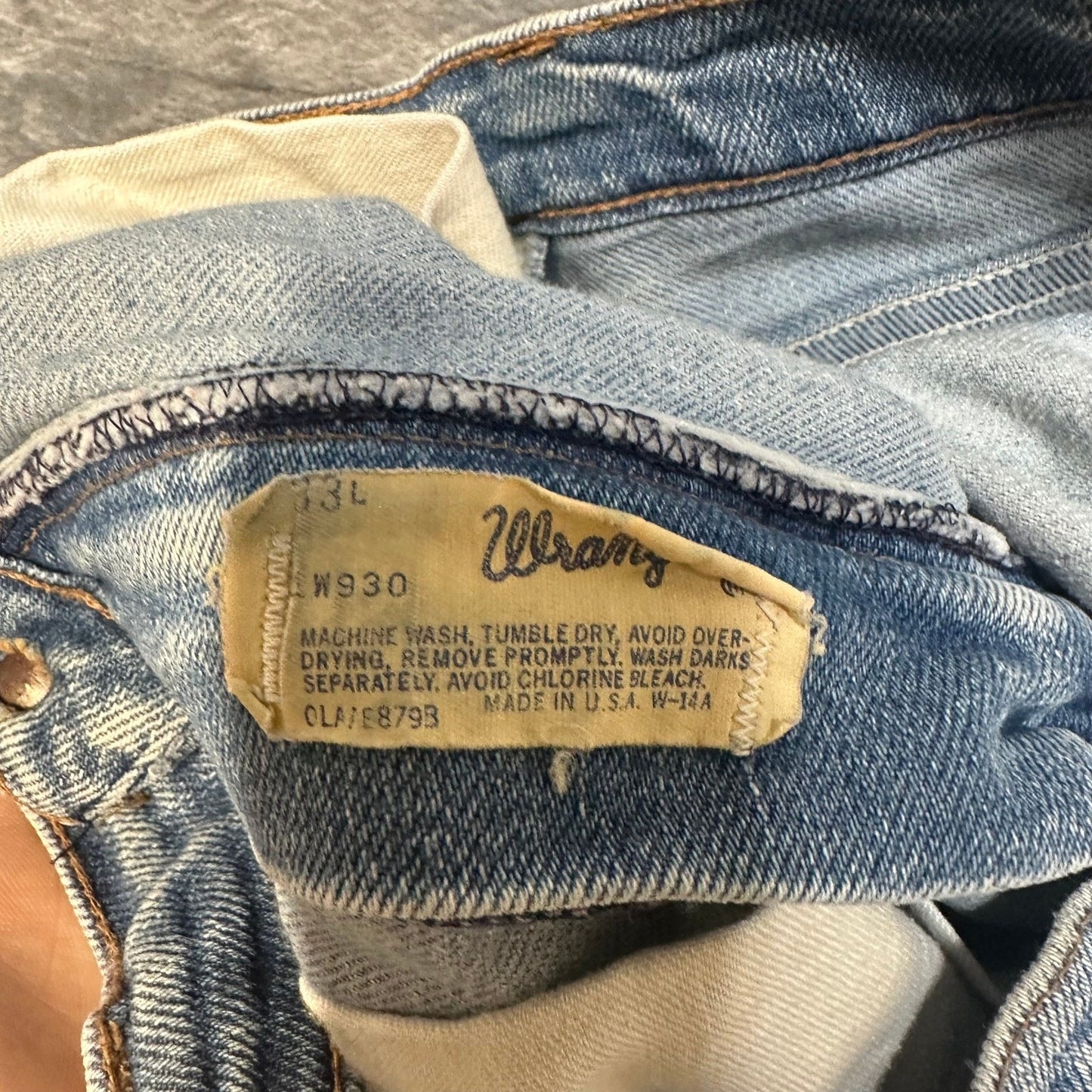 Wrangler Bootcut Jeans Women's Size 33 Blue Denim