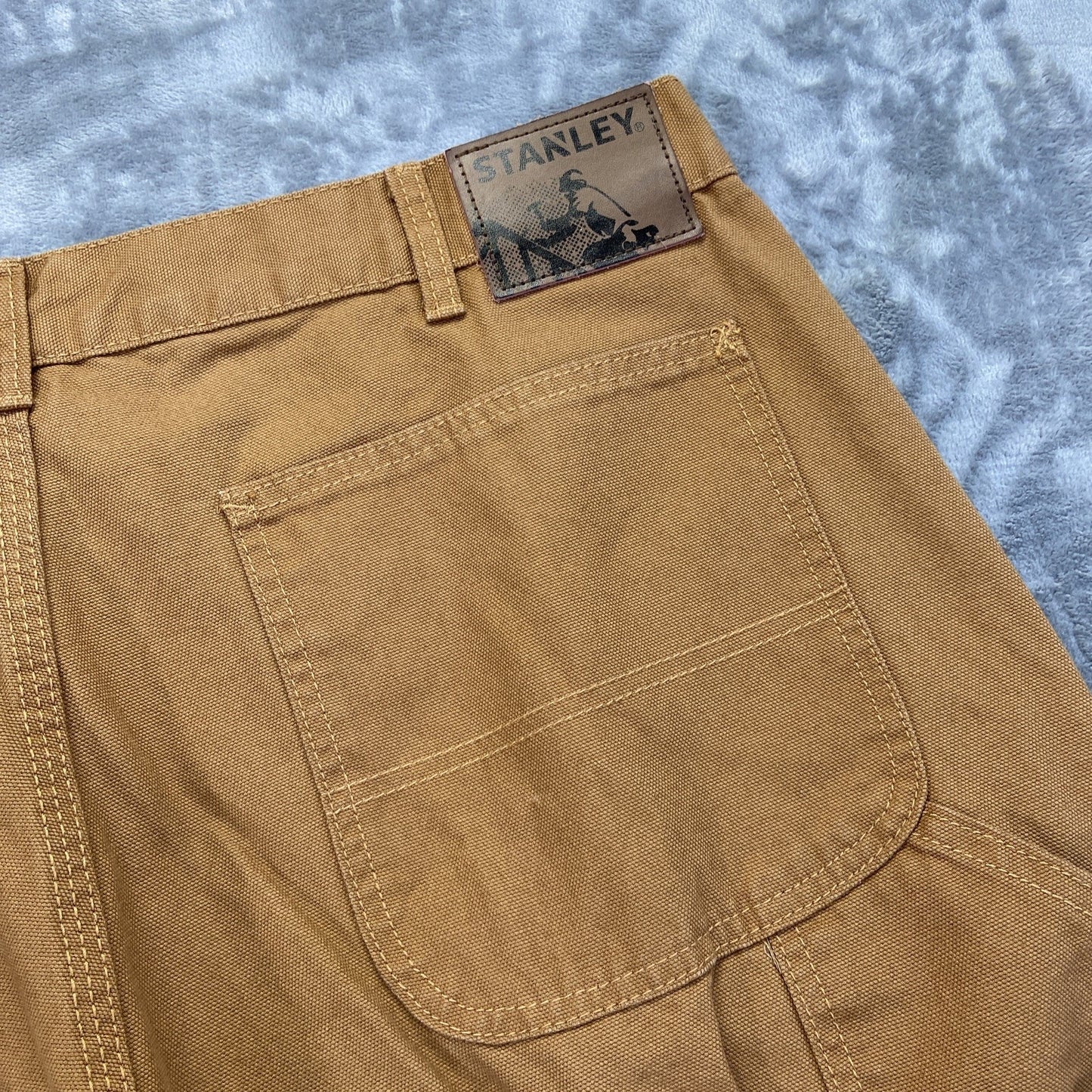 New Stanley Carpenter Straight Jeans Men's Size 40x32 Tan Brown