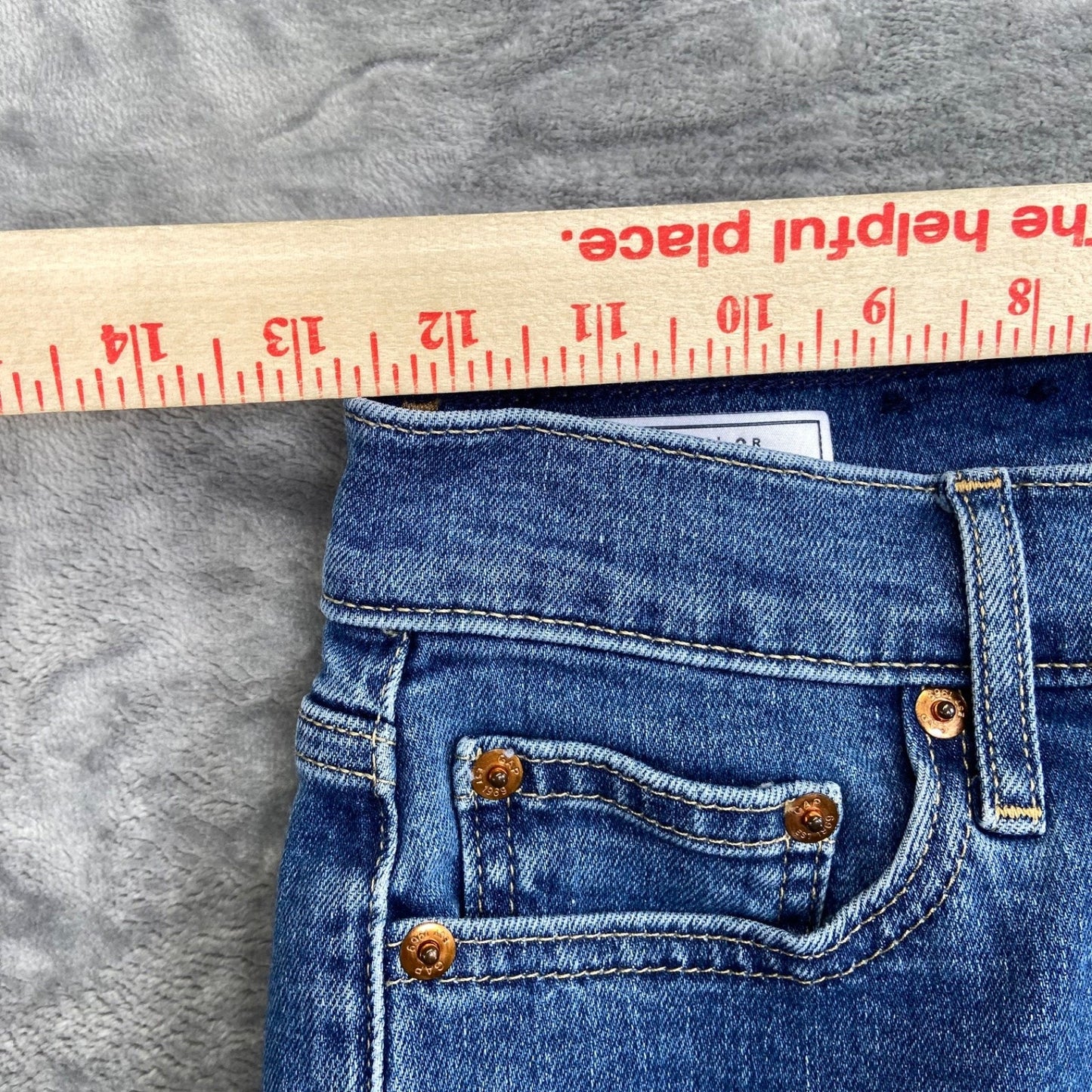 GAP Vintage Slim Jeans Women's Size 25 Medium Blue Denim Mid Rise