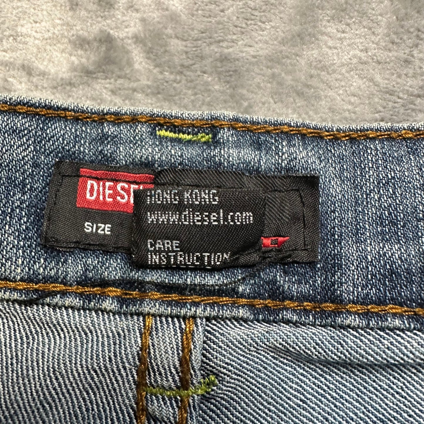 Diesel Bootcut Jeans Men's Size 34x29 Blue Denim