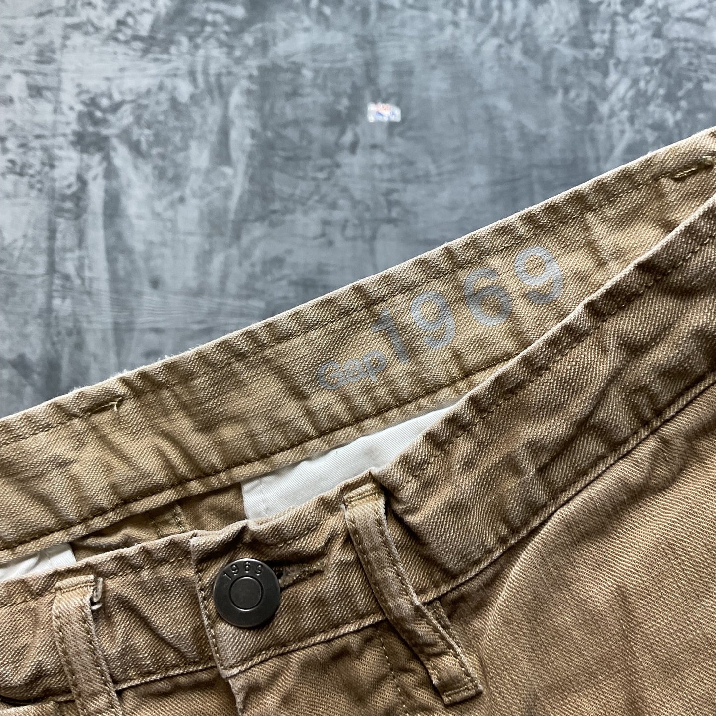 Gap 1969 Straight Leg Pants Men's Size 28x30 Tan Brown