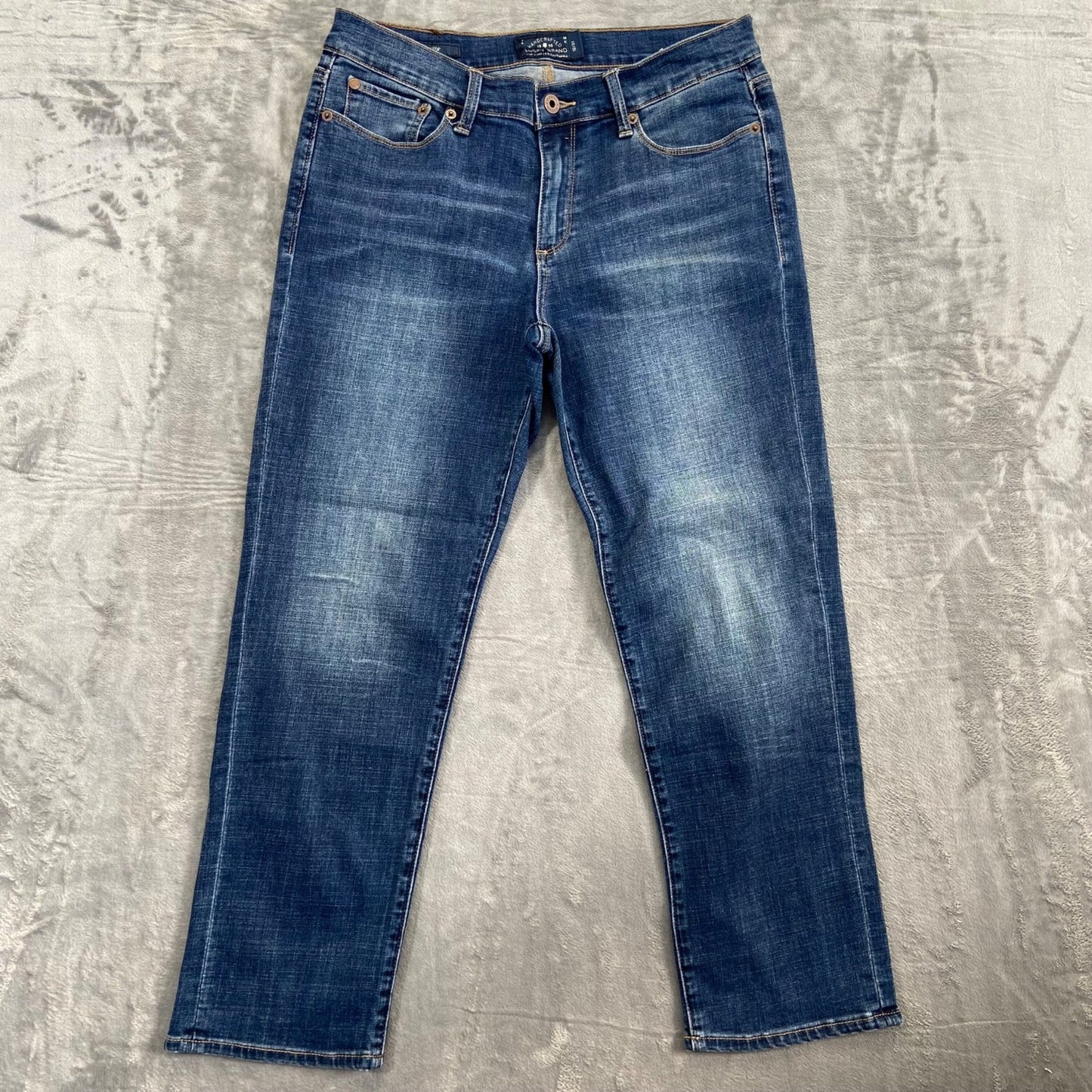 Lucky Brand Women's Sweet Crop Jeans Size 12/31 Blue Medium Wash