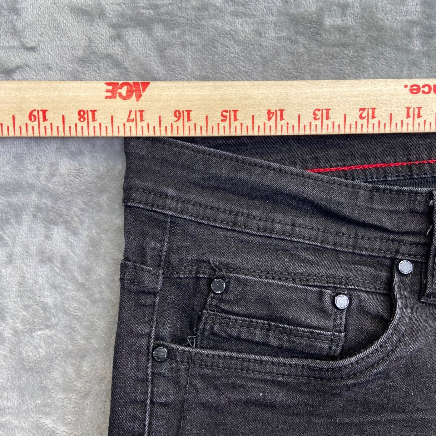 Steve's Jeans Men's Black Slim Fit Jeans Size 32/32 Cotton Blend #534424