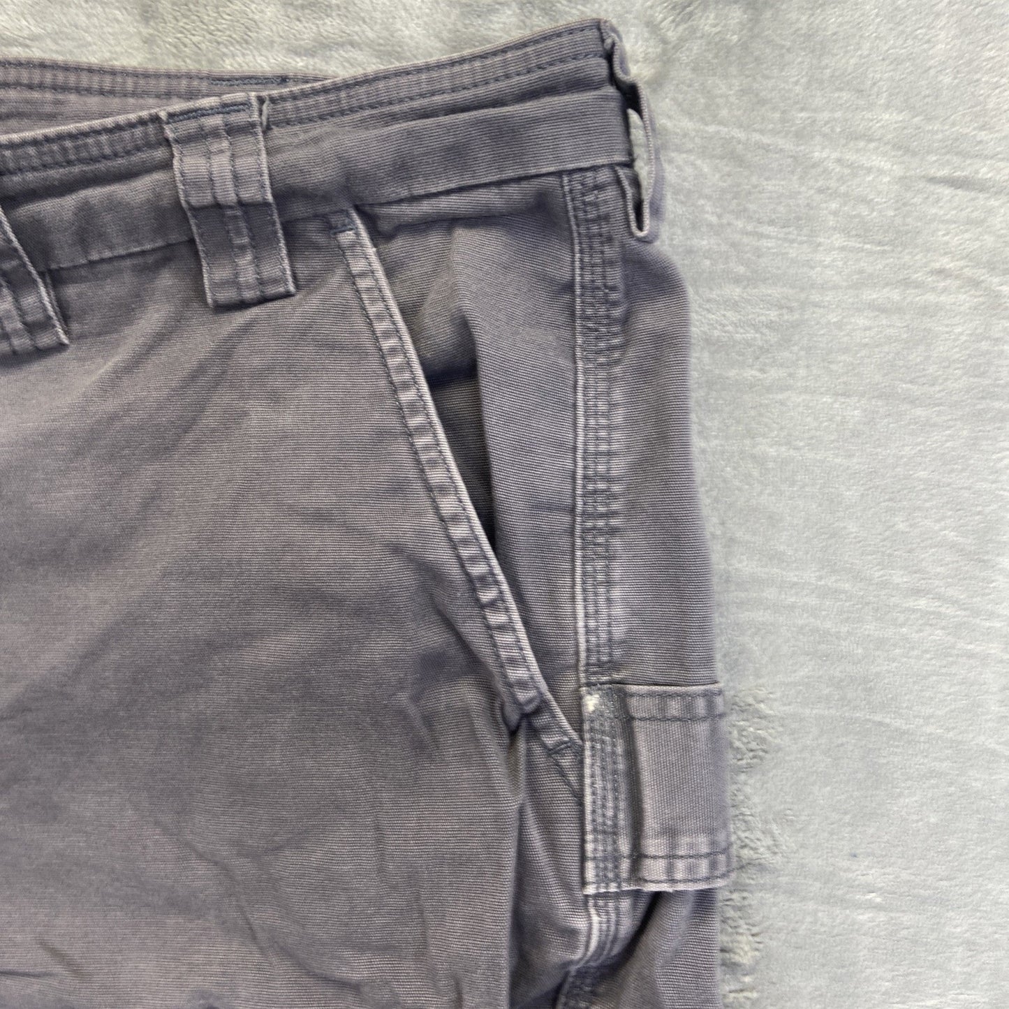 Duluth Trading Flex Fire Hose Cargo Shorts Men's Size 44 Dark Gray Work Shorts
