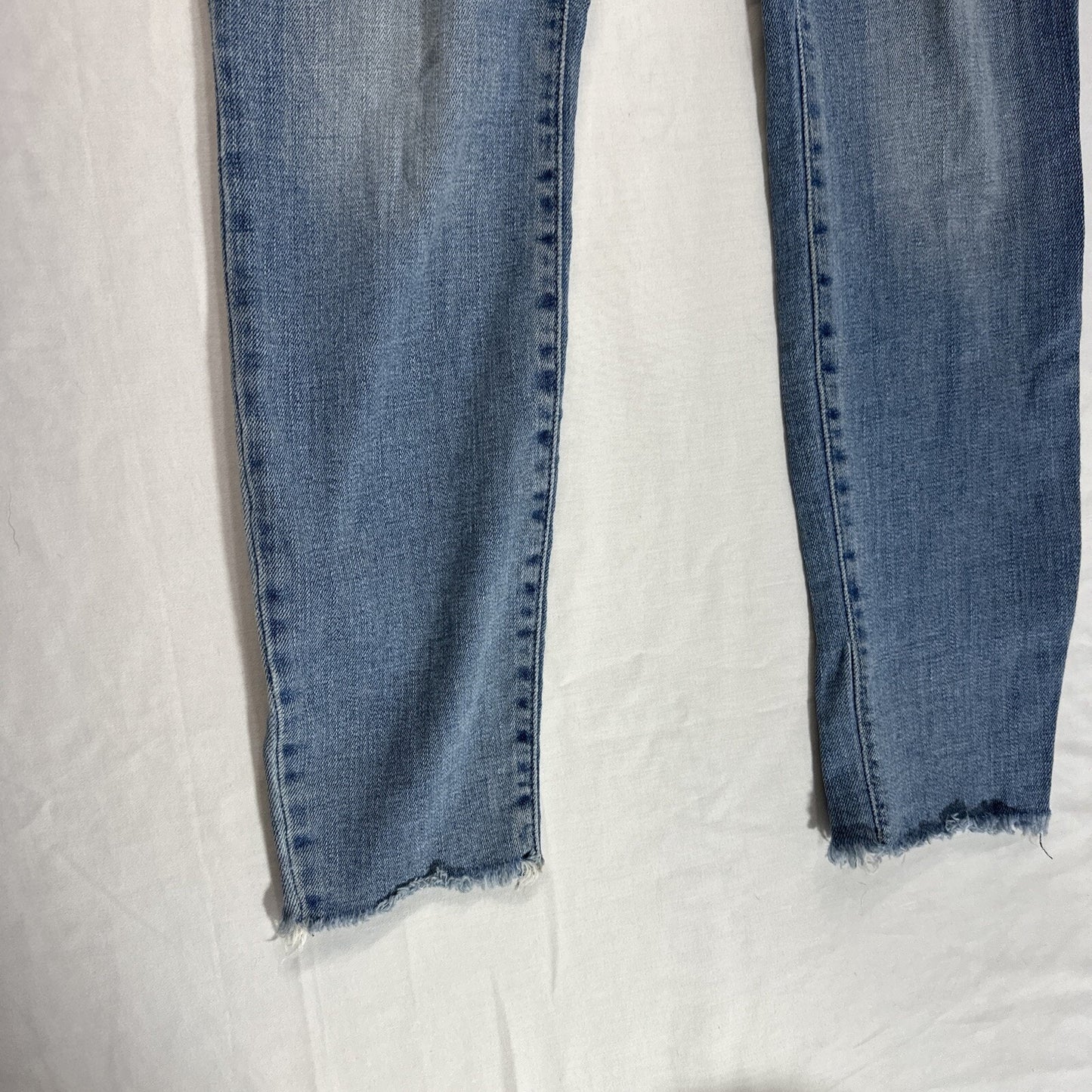 Lucky Brand Jeans Womens 2/26 Blue Bridgette High Rise Skinny Denim Light Wash