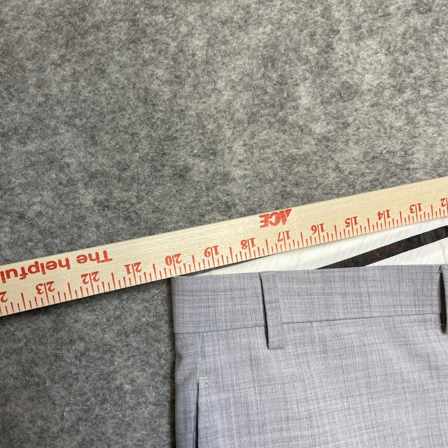 Lauren Ralph Lauren High Performance Wool Dress Pants Mens Size 40x30 Light Gray
