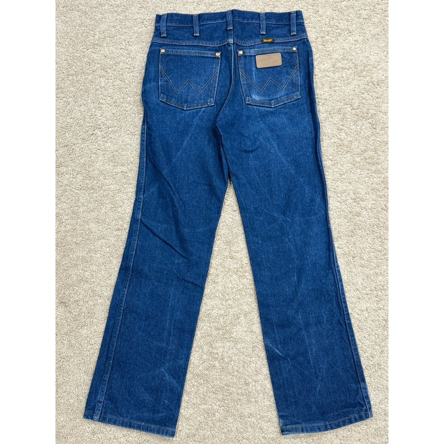 Wrangler Jeans Mens 30x30 Blue Denim Pants Cowboy Cut 936DEN Western