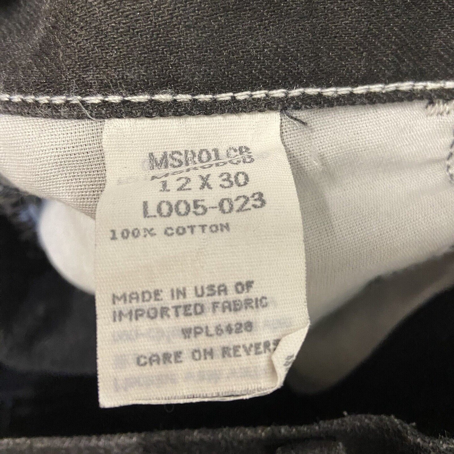Vintage Wrangler Straight Jeans Women's Size 12 x 30 Black Denim