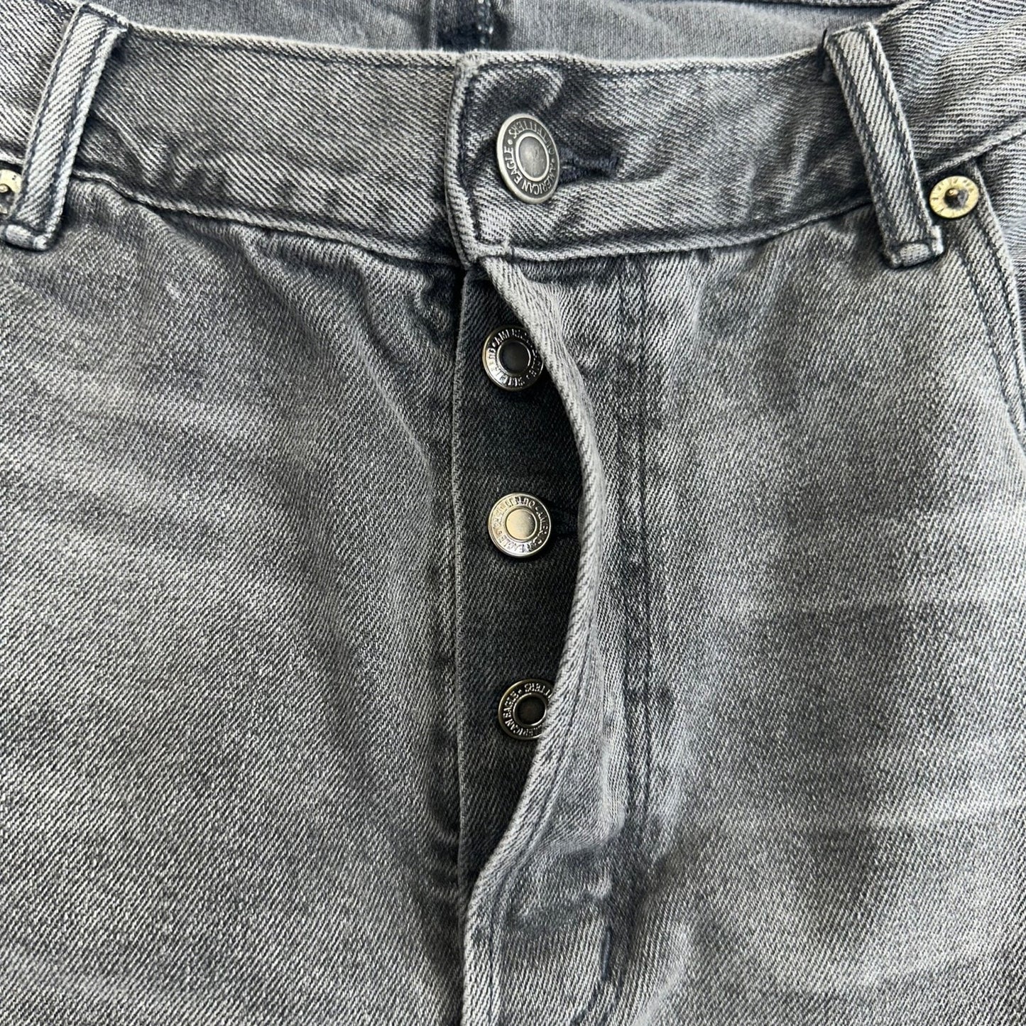 American Eagle Women's Skinny Jeans Size 14 Long Gray