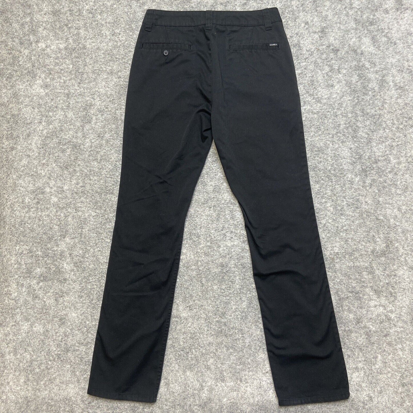 O'Neil Straight Fit Chino Pants Men's Size 28 Black Casual Pants