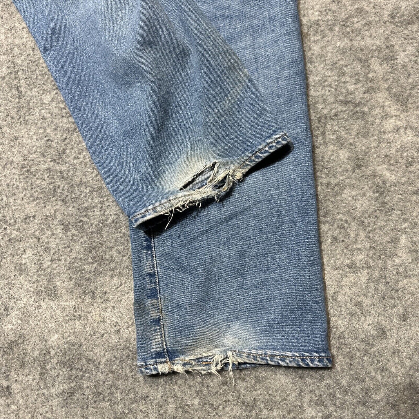 Levi's 501XX Original Fit Men's Straight Work Jeans Size 36x32 Blue Light Denim