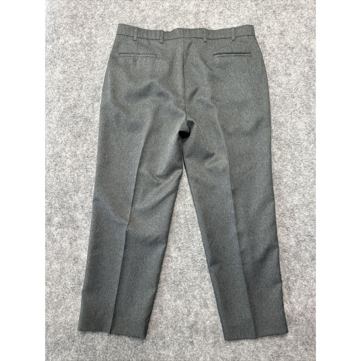 Vintage Levi's Action Slacks Men's Dress Pants Size 38x31 Gray Snap Pants