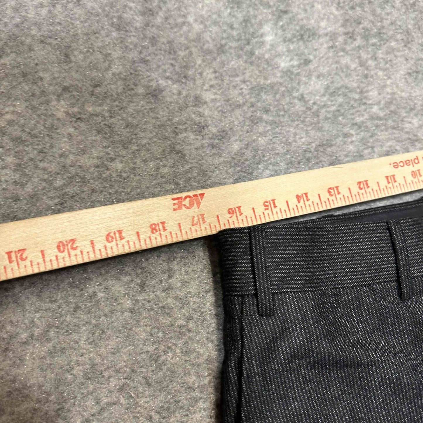 Corneliani Men's Dress Pants Size L Large Black Dark Wash Pants