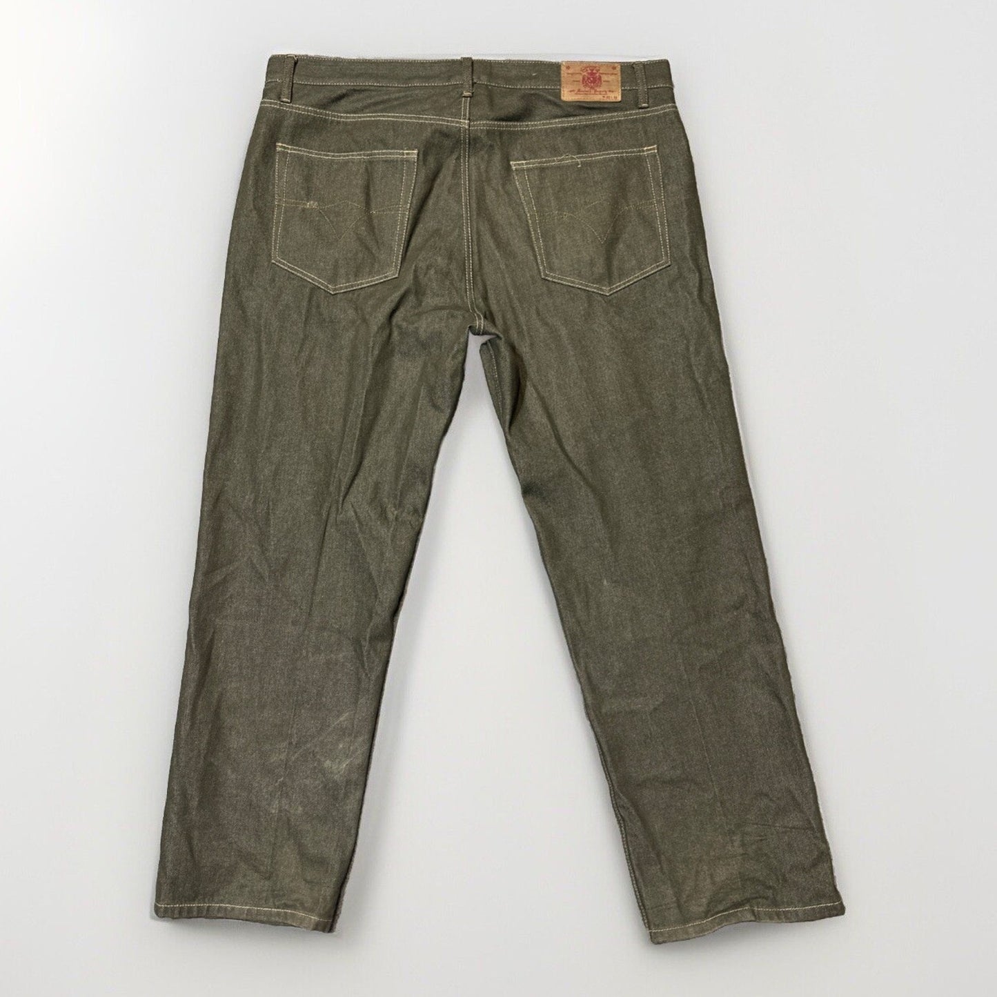 Vintage Members Property Coogi Straight Jeans Men's Size 42x32 Dark Green Denim