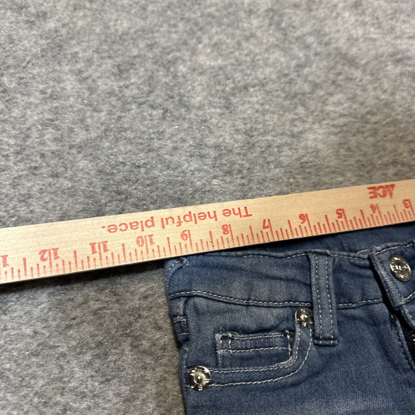 True Religion Straight Jeans Boys Toddler Size 3T Blue Medium Wash Denim