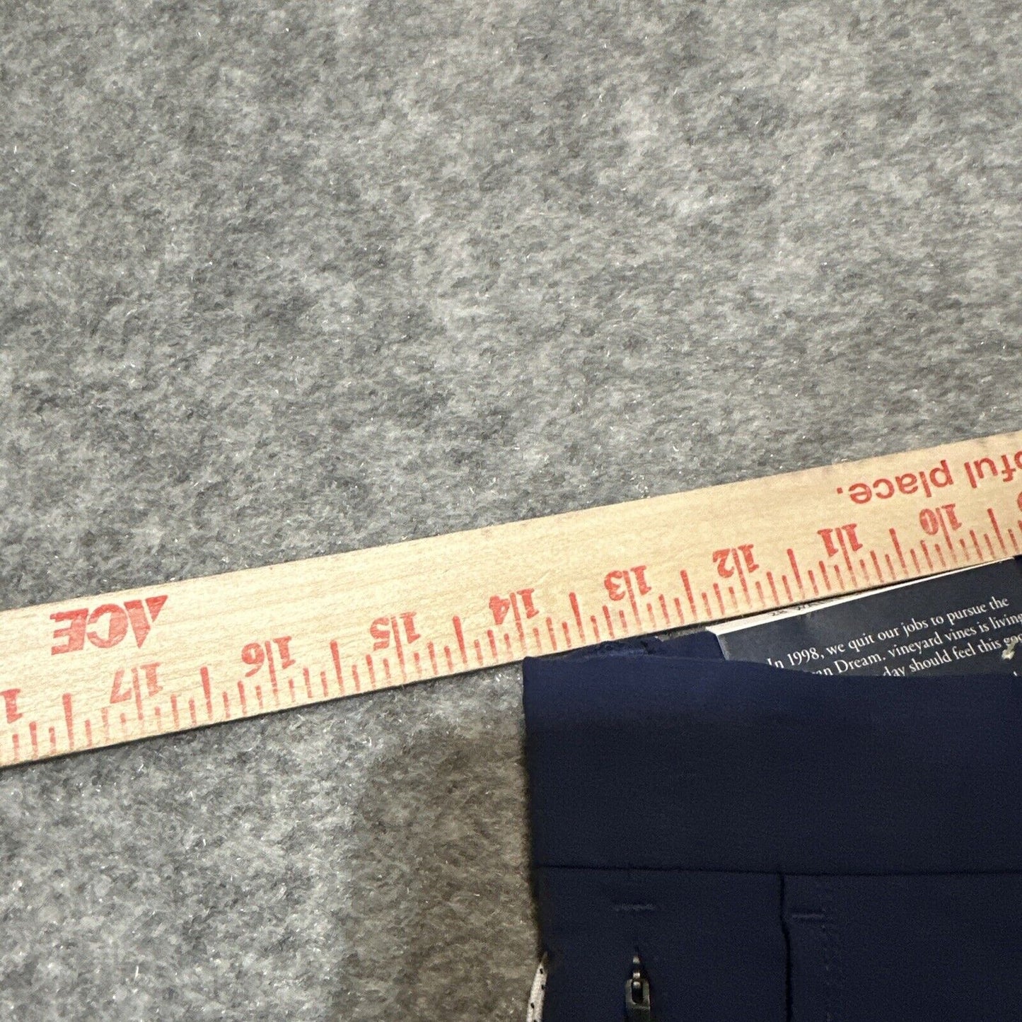 New Vineyard Vines OTG On The Go Pant Men's Size 28x32 Deep Bay Dark Blue Chinos